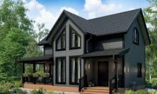 Проекты каркасных домов с террасой от 3619 рублей | Строй-Кск