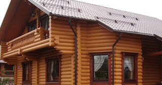 Строительство дома из оцилиндрованного бревна в Карасук - от 134394 рублей