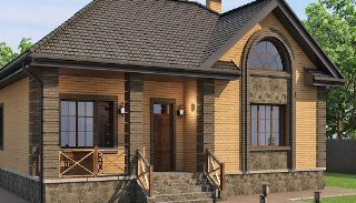 Проекты одноэтажных домов из кирпича | Строй-Кск - Карасук от 3619 рублей